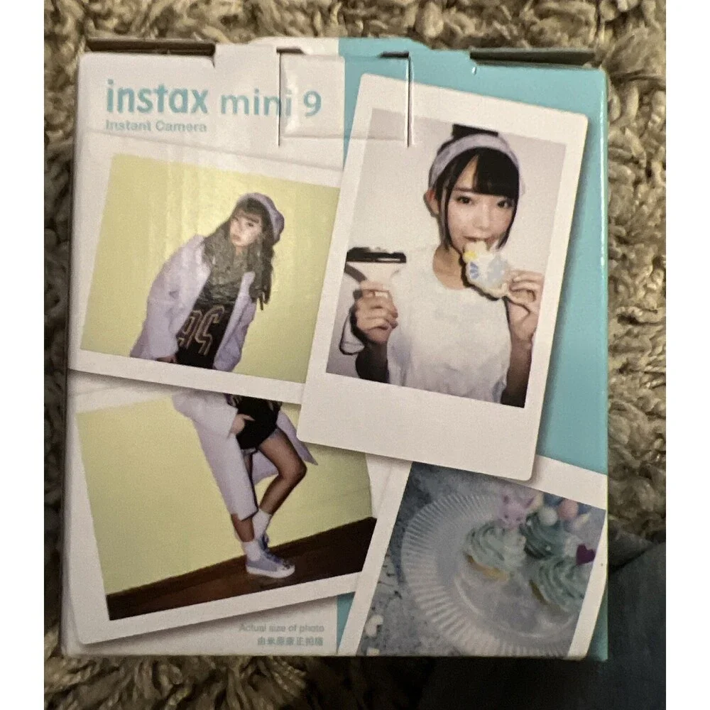 FUJIFILM Instax Mini 9 Ice Blue Instant Film Camera